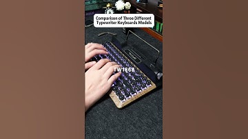 Comparison of Three Different Typewriter Keyboards Models  #gamingkeyboard #phonekeyboard
