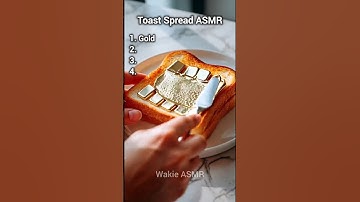 [ASMR] Ranking Best AI ASMR Toast Spread 🍞 #asmr #asmrsounds #relaxing