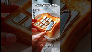 Toast Spread ASMR #ai #asmr #satisfying #asmrsounds #relaxing #toast #bread #shorts #viral #emera