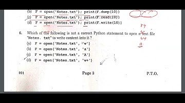 Class 12 Computer Science CBSE Term 1 Dec 2021 paper solution