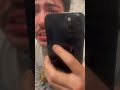 Sneezing on a mirror