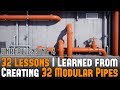 32 Lessons I Learned from Creating 32 Modular Pipe Assets Tutorial with Maya LT/Maya & UE4
