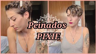 4 Peinados PIXIE! Cómo sacar partido a tu pelo corto!!