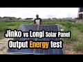 Jinko Solar Panel VS Longi Solar Panel which produces more energy? @JinkoSolarCoLtd