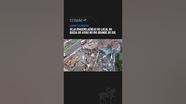 Acidente em Gramado: veja imagens aéreas do local da queda do avião no Rio Grande do Sul