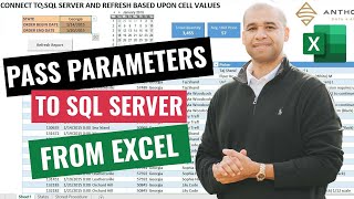 Passing Parameter Values from Excel to SQL Server