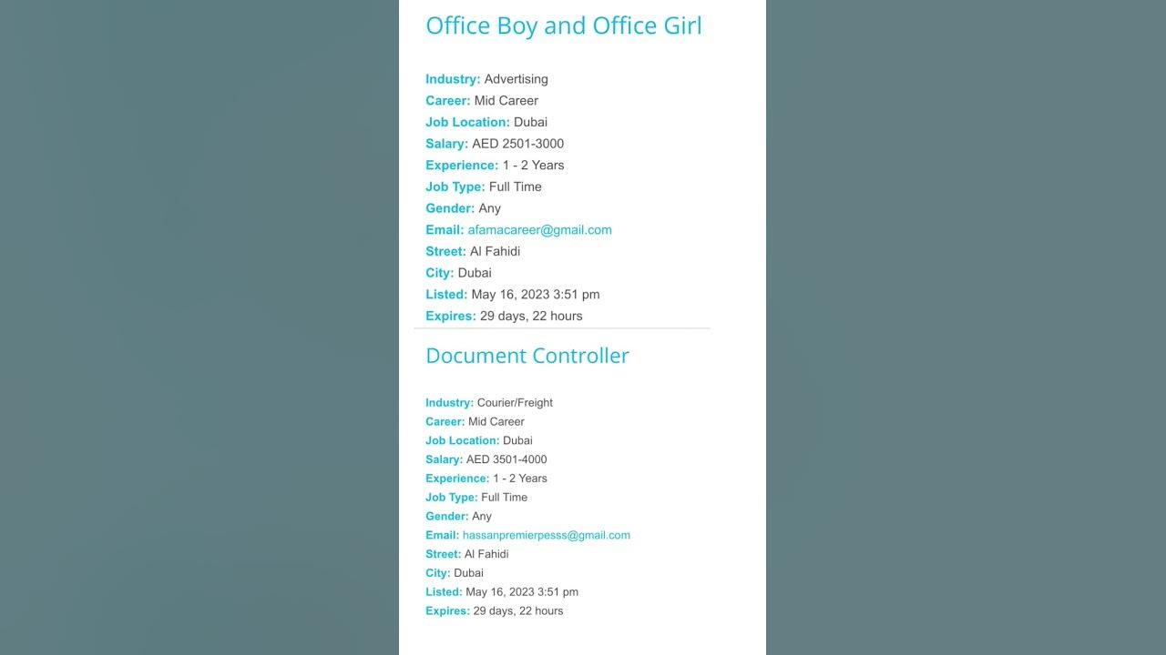 document-controller-and-office-boy-job-vacancy-in-dubai-uae-16-may-2023