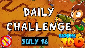 Bloons TD 6 Daily Challenge | Beat The Zomg | No MK No Powers | July 16 2023