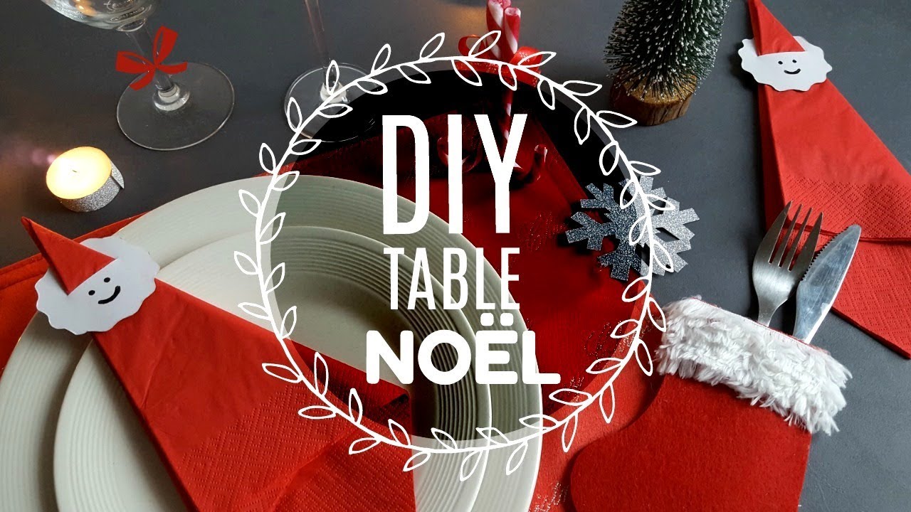 DECO table de Noel et du Nouvel An + DIY 