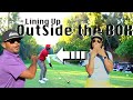 Can I Line Up Out Side the Tee Box ?? | Golf Rules 101 with Bogey Brothas