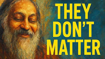 Je zult stoppen met jezelf te vergelijken zodra je dit ziet - Osho