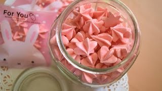 Bánh meringue bông hoa giòn xốp/meringue cookies