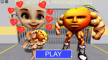 BALLERINA CAPPUCCINA WITH BABY UDIN DIN DIN DUN in BARRY’S PRISON RUN! New Scary Obby! #roblox