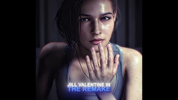 Jill Valentine ORIGINAL vs REMAKE ✨ [4K] | Resident Evil 3 #shorts