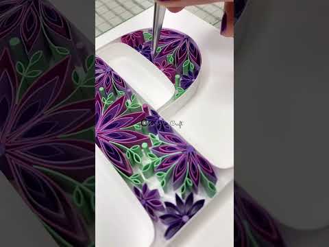 How to make a paper quilling art | Quilling art | paper art | Paper quilling | Akshay Parab Quilling