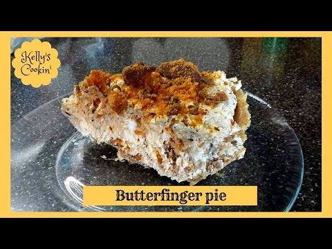 Butterfinger Pie Recipe - No bake