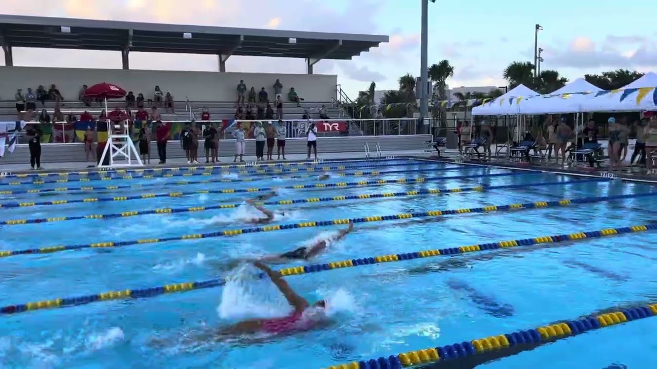 TYR Fall Classic - 100 Back Meet Record - Izzy