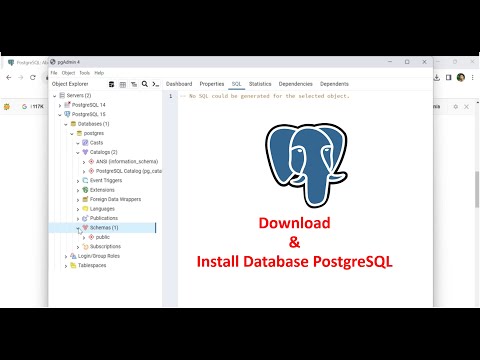 Download dan Install Database PostgreSQL di Windows