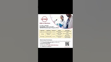 Hetero Labs Limited walk-in interview #Jobs #job #jobseekers #jobvacancy #freshers #jobseekers