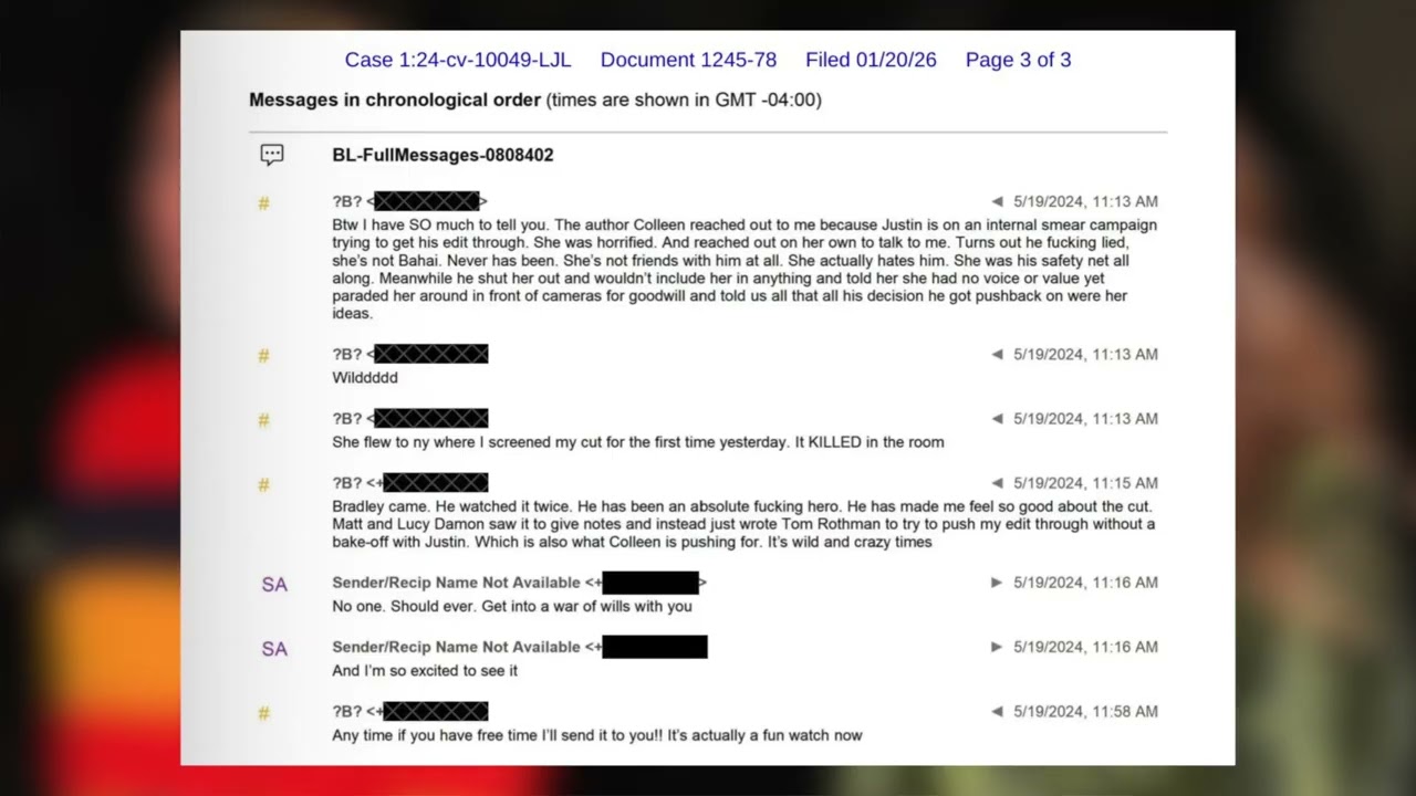 Blake Lively's Leaked Texts EXPOSE Hollywood M*nipulation & Secret A-List Allies