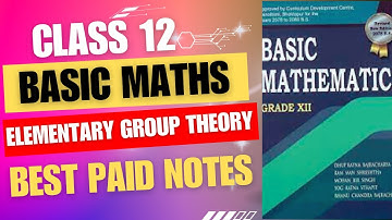 Class 12 Elementary Group Theory Notes | Handwritten | Mathematics
