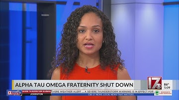 Alpha Tau Omega fraternity at the University of North Carolina shut down