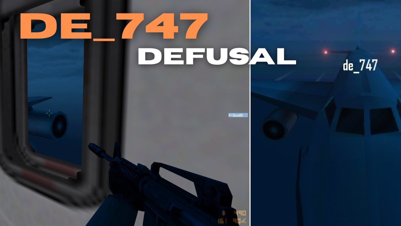 Counter-Strike 1.6 de_747 ASMR (No Commentary) PC Gameplay 1080p60 FHD ...