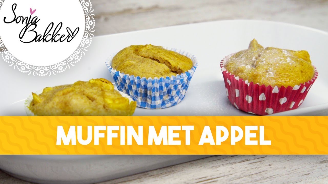 MUFFIN MET APPEL Sonja Bakker recept YouTube