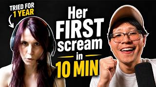 Student Unlocks Her First Scream LIVE (in 10 minutes)