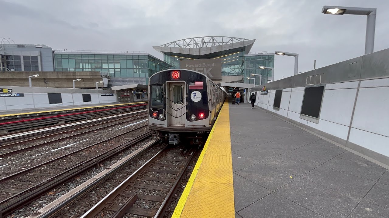 R179 (A) train ride from Grant ave to Howard beach JFK terminal - YouTube