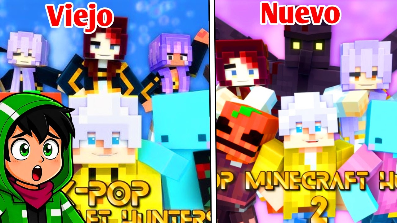 K-POP MINECRAFT HUNTERS (PARTE 2) 🎬 Película Animada de Minecraft | MentGamer REACCIONA a Elo YT