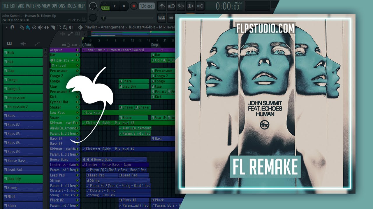 John Summit feat. Echoes - Human (FL Studio Remake)