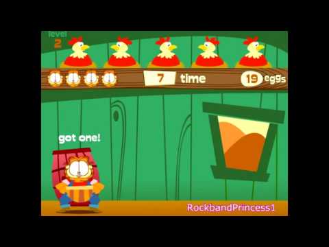 0398 Garfield Online Games Coop Catch Game