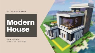 【マインクラフト】モダンな家の作り方！豆腐建築のつなぎ合わせがオシャレでかわいい！【minecraft 】How to build Modern House