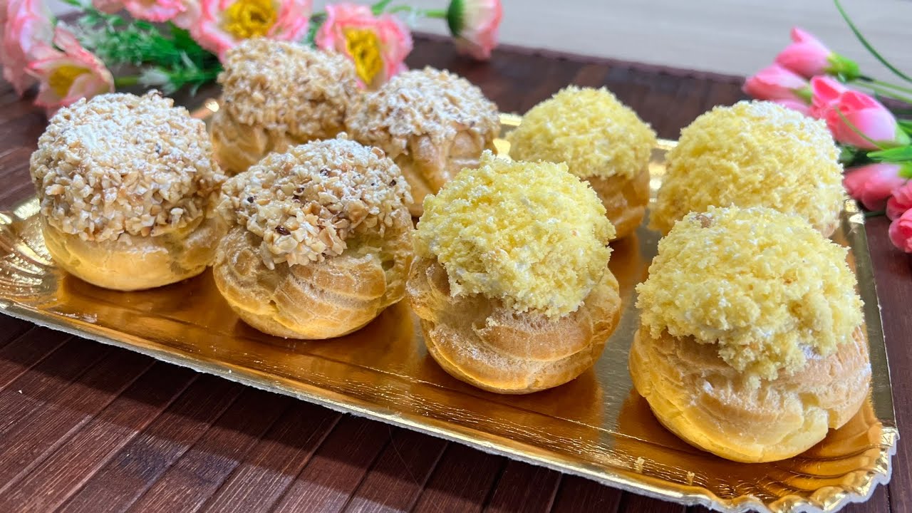 SONO LA FINE DEL MONDO : BIGNÈ FATTI IN CASA CON CREMA AL LATTE SENZA UOVA | Puff pastry recipe
