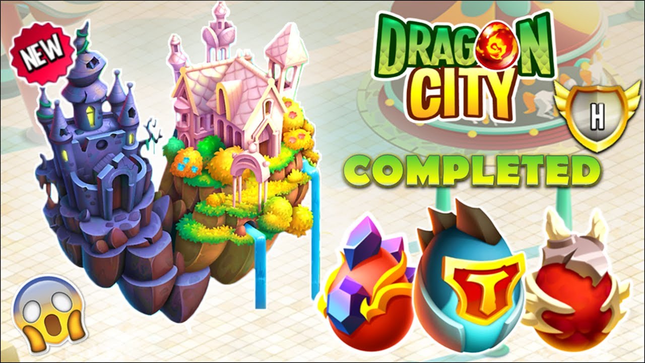 Dragon City - Dusk vs Dawn Island + All Dragons [First Looks 2020] 😱