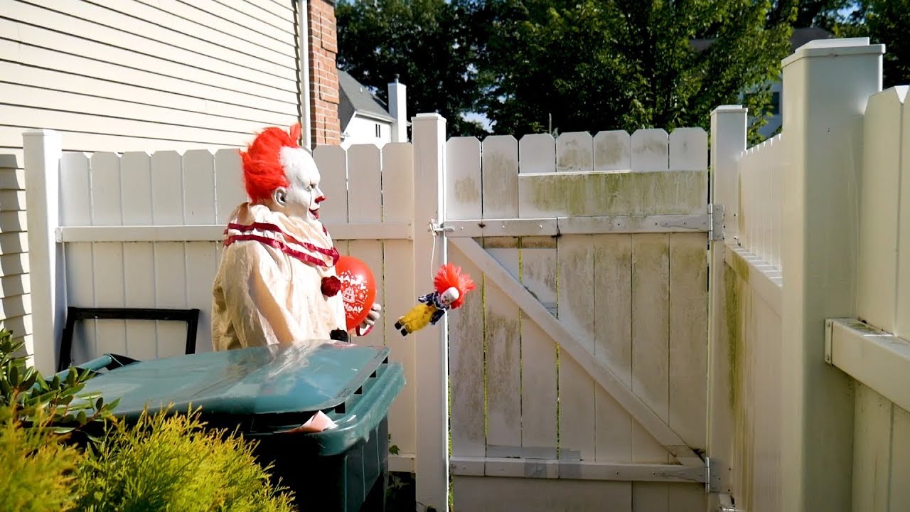 Pennywise From IT Broke Into Our House and Left This.. (Scary Clown