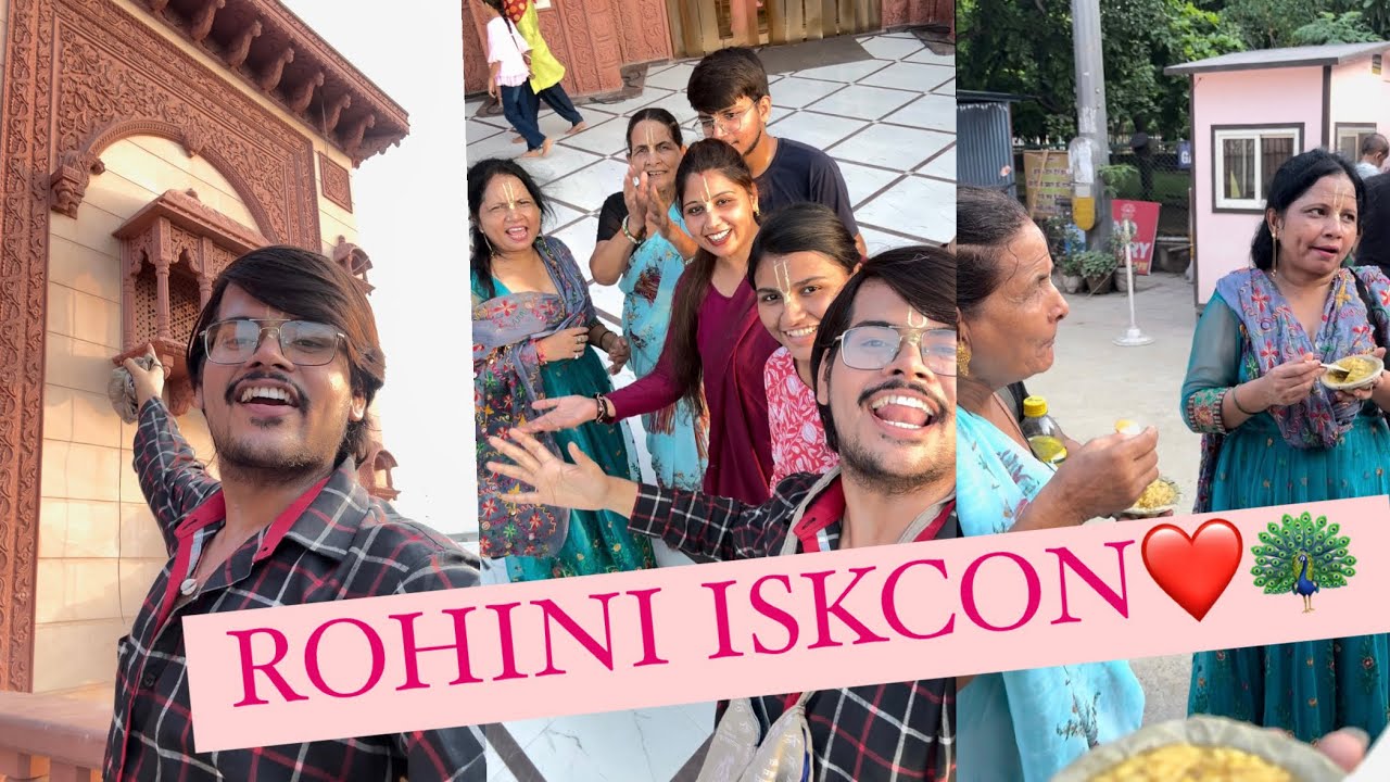 New ISKCON Rohini Mandir Explore ISKCON With FAM. | BIG BOSS OTT Par ...