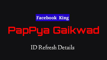 PapPya Gaikwad id refresh date fixed.