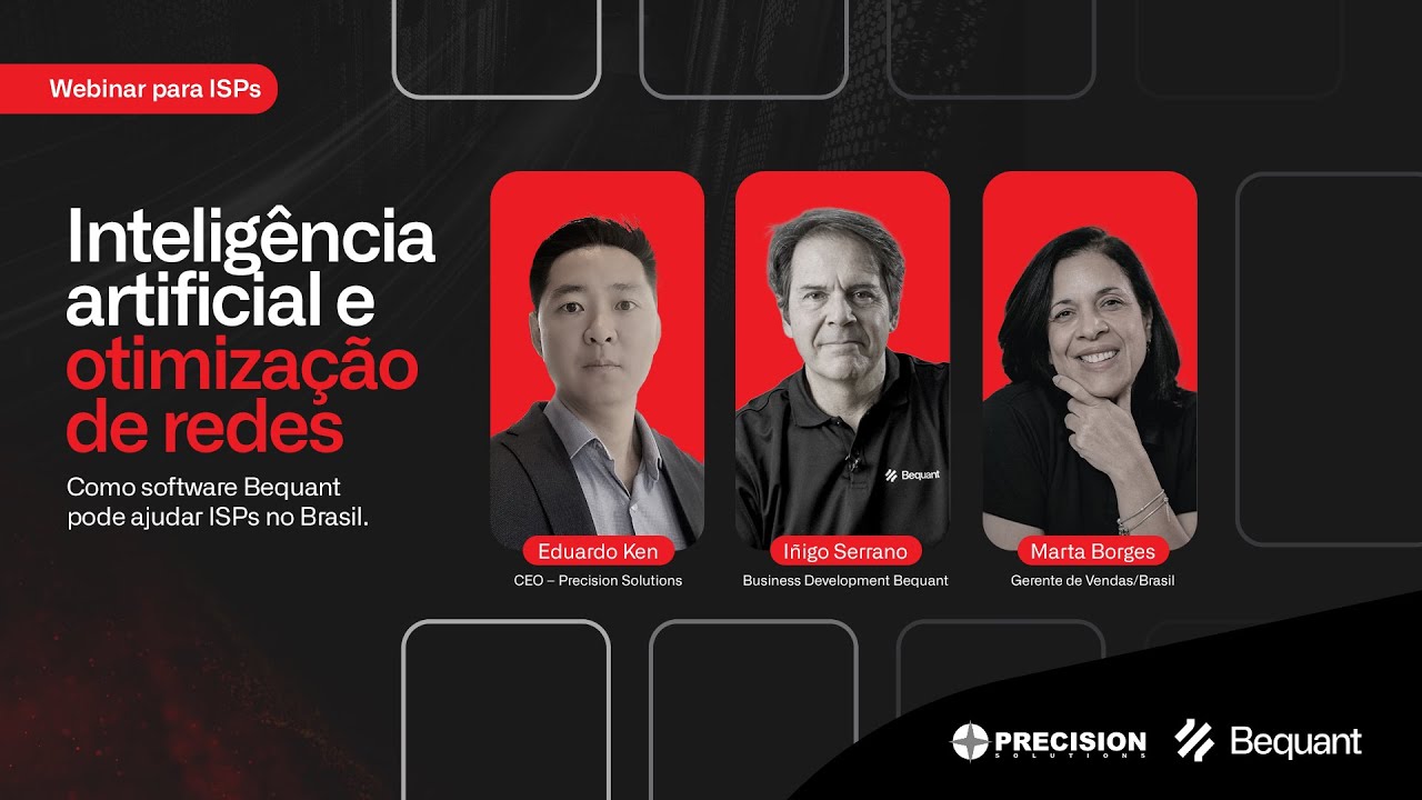 Webinar Brasil: Inteligência Artificial e Otimização de Redes. - YouTube