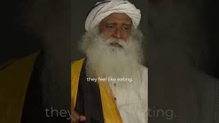 Empty stomach but you feel energetic #sadhguru #food #hunger #hungry #stomach