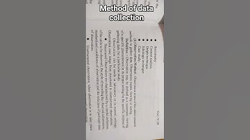 data collection|Method of data collectiontypes of observation bsc nursing 3rd year |nursing research