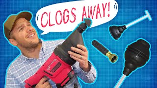 The BEST Plunger for Clearing Clogs, Plus Other Methods