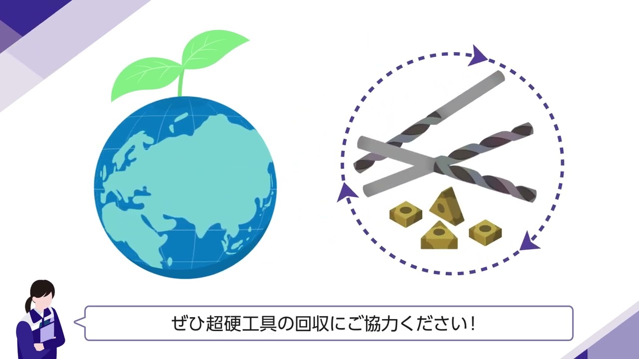 超硬工具のリサイクル | 住友電気工業株式会社 ハードメタル事業部