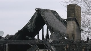 Fire investigators suspect arson after fire torches home for second time