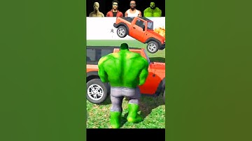 HULK SUPER PUNCH  🤯 | IN INDIAN BIKE DRIVING 3D | #shorts #gaming #challenge #gta