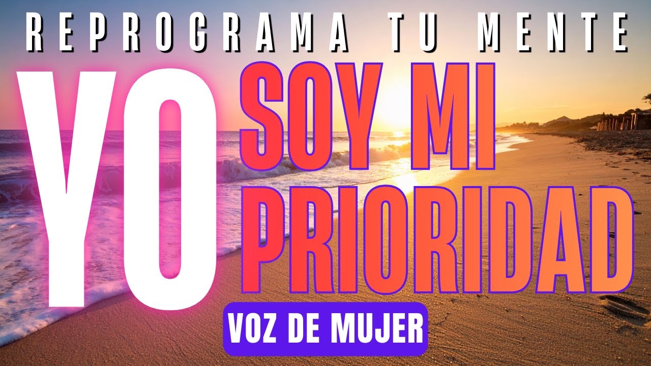 AFIRMACIONES POSITIVAS para empezar el Día y AUMENTAR el AMOR PROPIO ❤️ (Voz femenina)