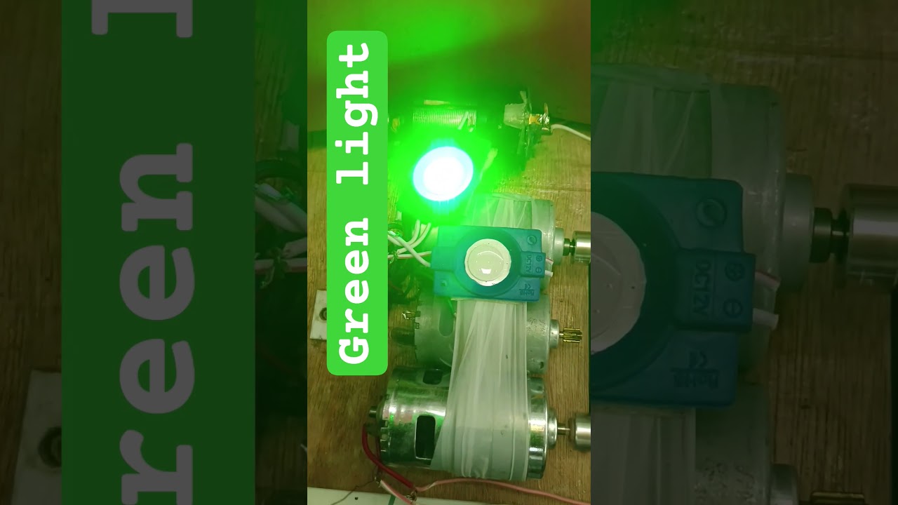 mini janrater 12  voltGreen light jhal rahi h#