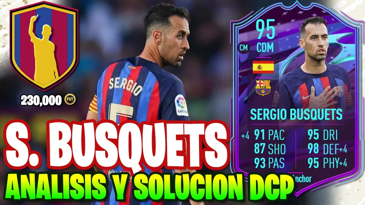 SERGIO BUSQUETS 95 ¿Mejor que VIEIRA? en FIFA 23 Fin de una era