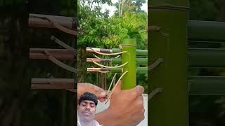Bamboo Creations with 3 arrow #bamboo #shortvideo #diy #viral #video